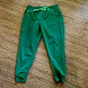 Figs Hunter Green Zamora Joggers Size Medium Petite